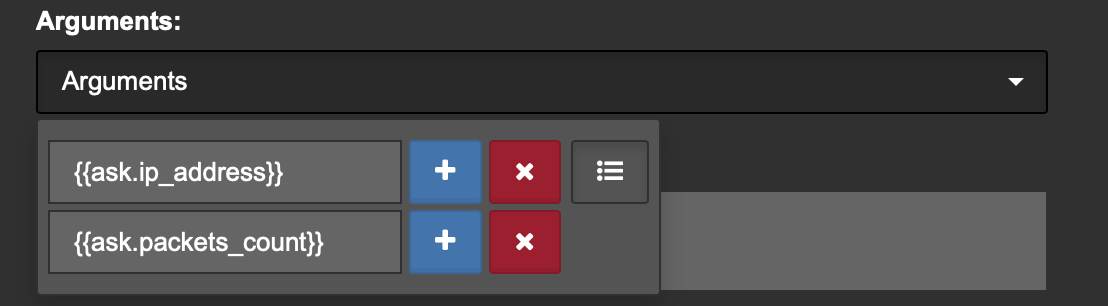 arguments list ask dark