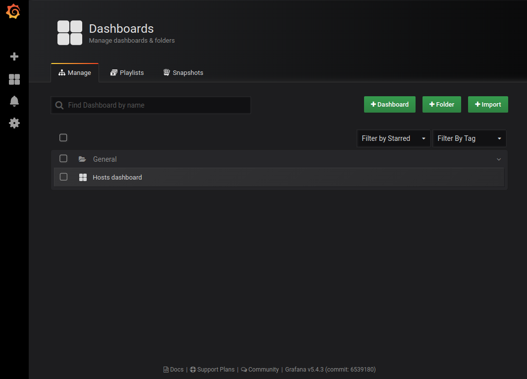 new dashboard